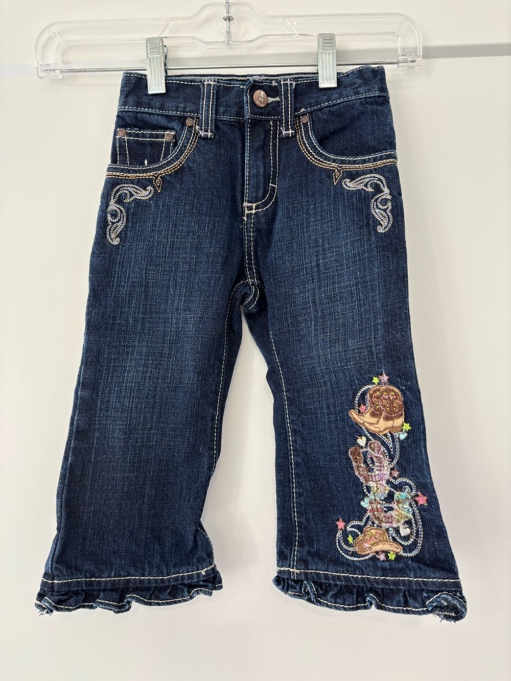 Wrangler Baby Girl Flare Jeans Size 18m